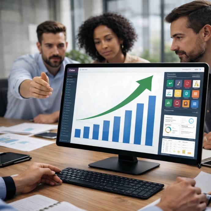Acompañamiento continuo en la evolución y crecimiento de una implementación de Odoo.